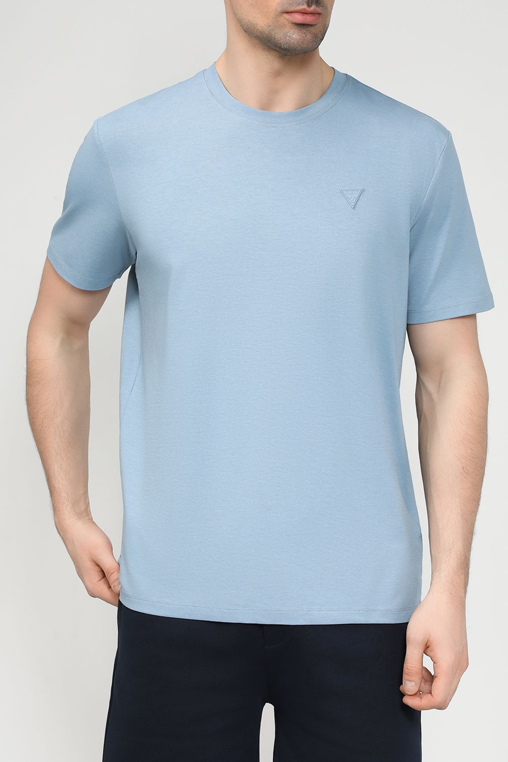

Футболка мужская Guess Z2YI12 JR06K синяя S, Синий, Z2YI12 JR06K