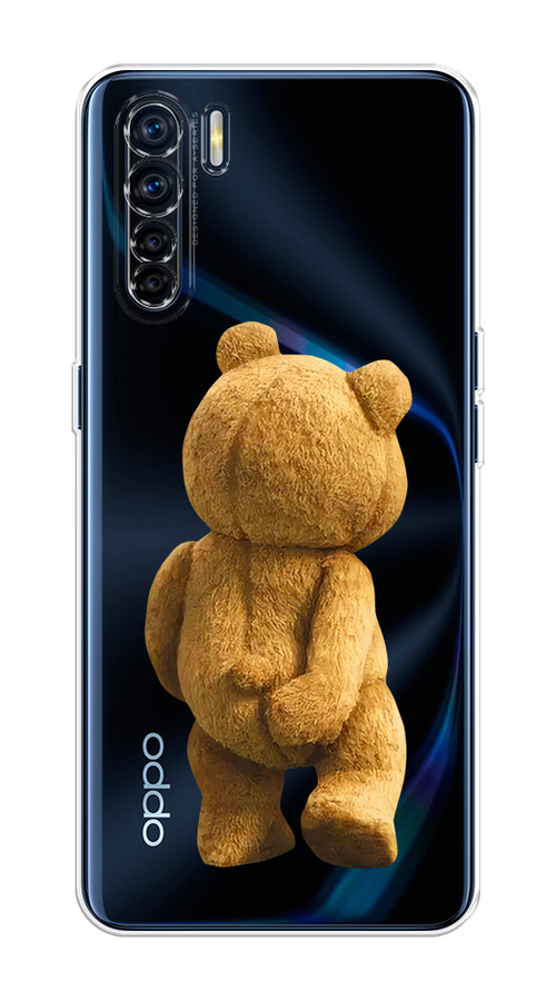 

Чехол на Oppo A91/Reno 3 "Медвежья спина", Коричневый;прозрачный, 254250-1