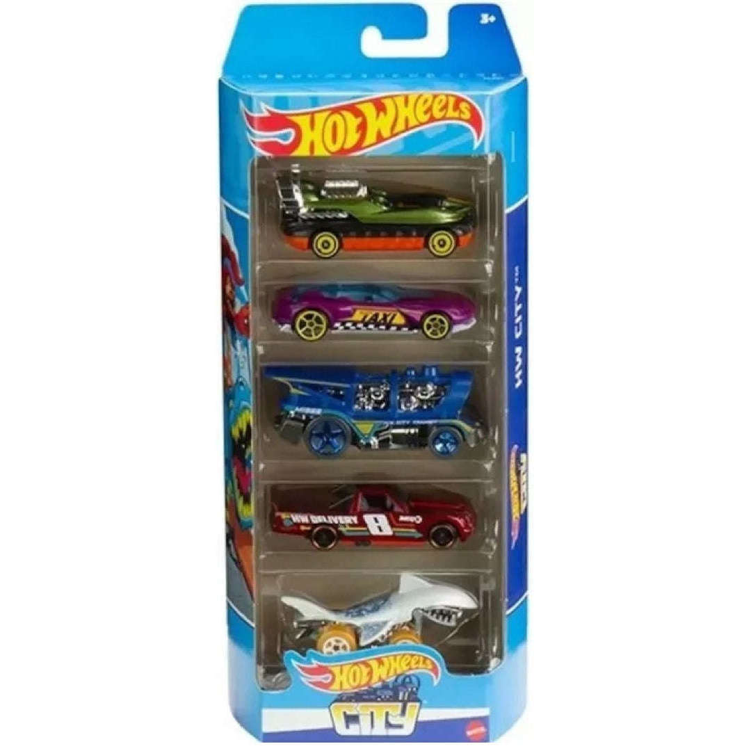 Набор из 5-ти машинок Hot Wheels City HLY67