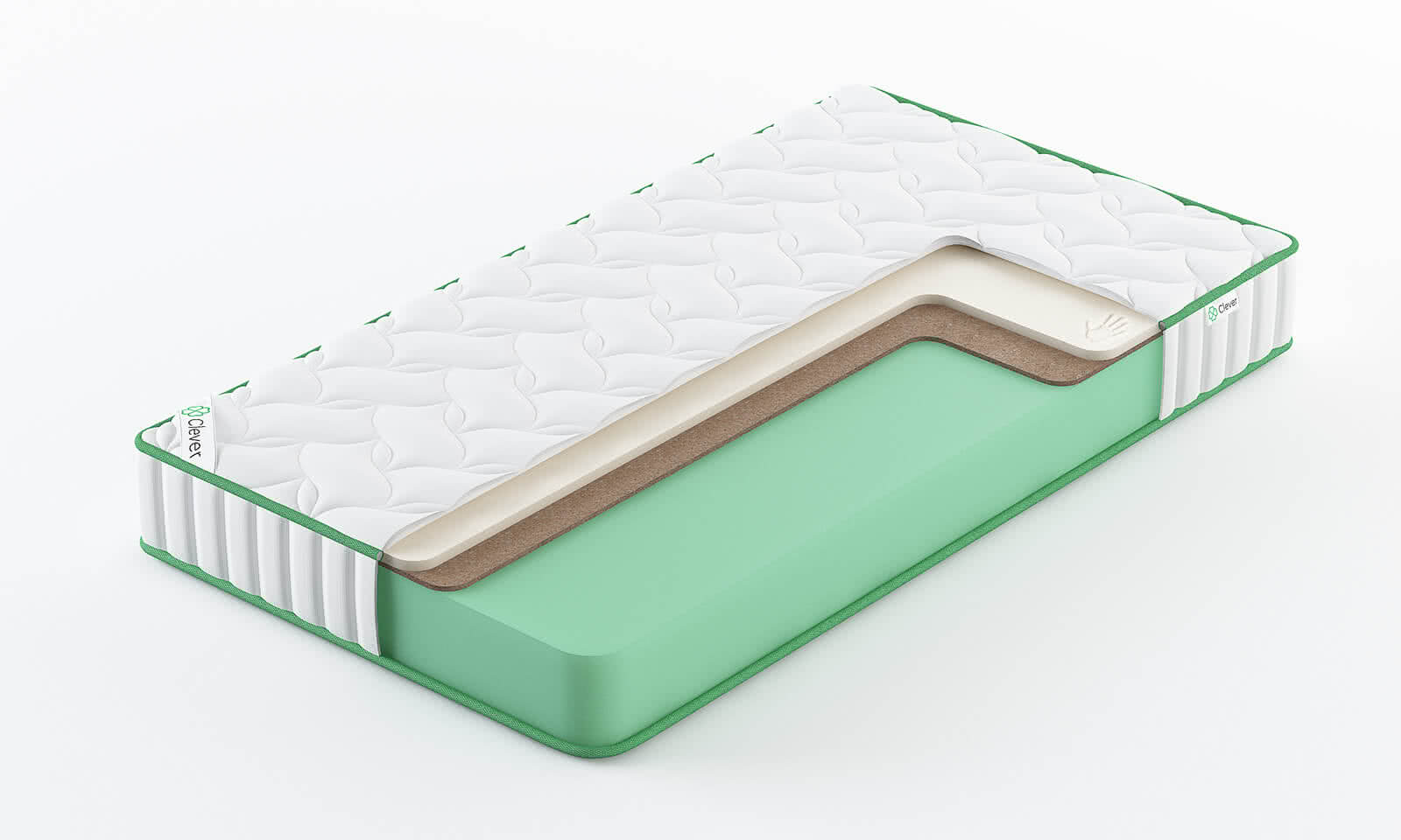 

Матрас Clever Flash Hard High 70x155, Белый, CLEVER FLASH HARD HIGH