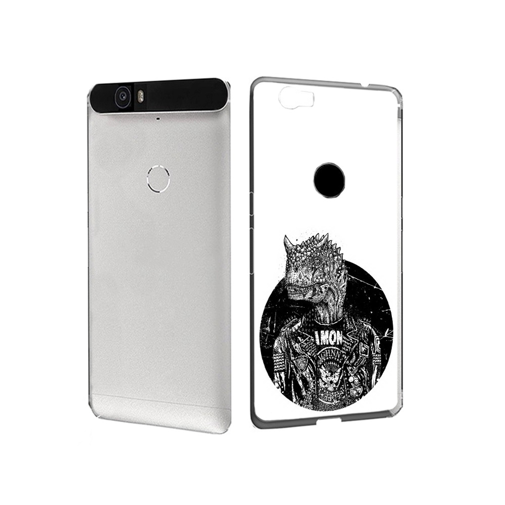 

Чехол MyPads Tocco для Huawei Nexus 6P динозавр в куртке (PT17717.24.328), Прозрачный, Tocco