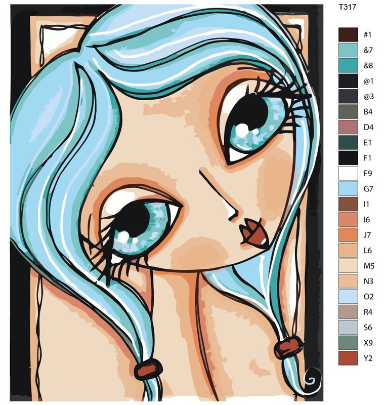 

Картина по номерам BRUSHES-PAINTS Т317, Кукла Лиса
