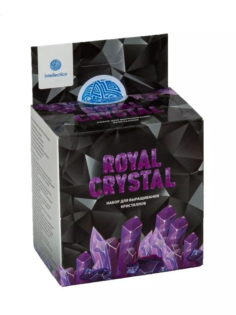 Набор для опытов Intellectico Royal Crystal, фиолетовый арт. 261119