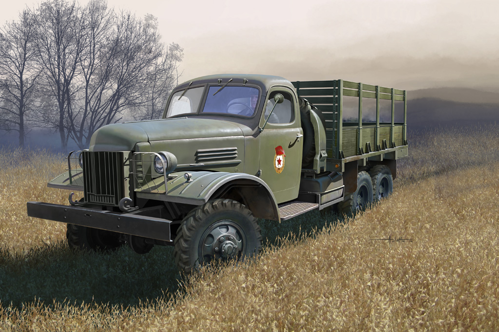 Сборная модель HobbyBoss 1/35 Советский грузовик З&С-151 83845