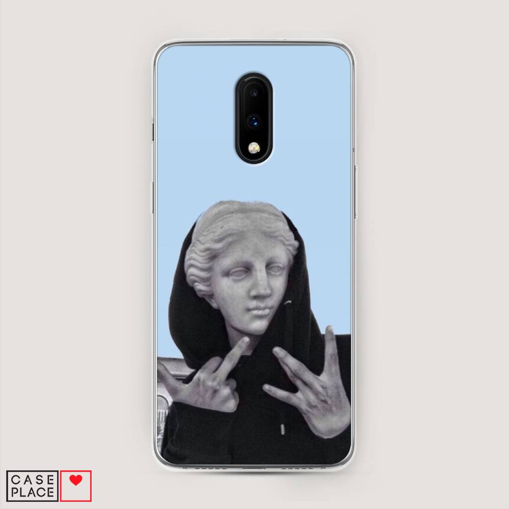 

Чехол Awog на OnePlus 7 / ВанПлас 7 "SWAG статуя", Голубой, 150750-9