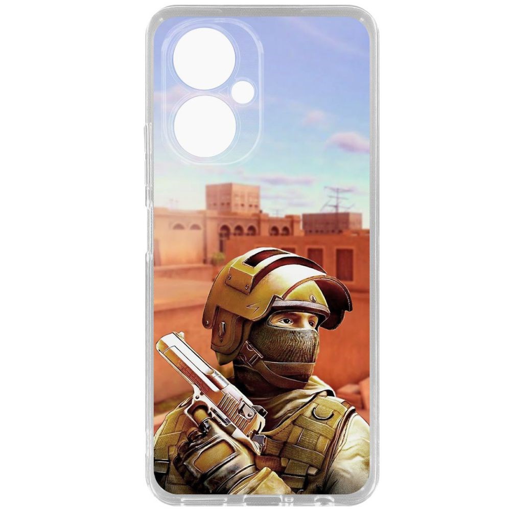 

Чехол-накладка Krutoff Standoff 2 - Спец для Tecno Camon 19 Pro, Прозрачный