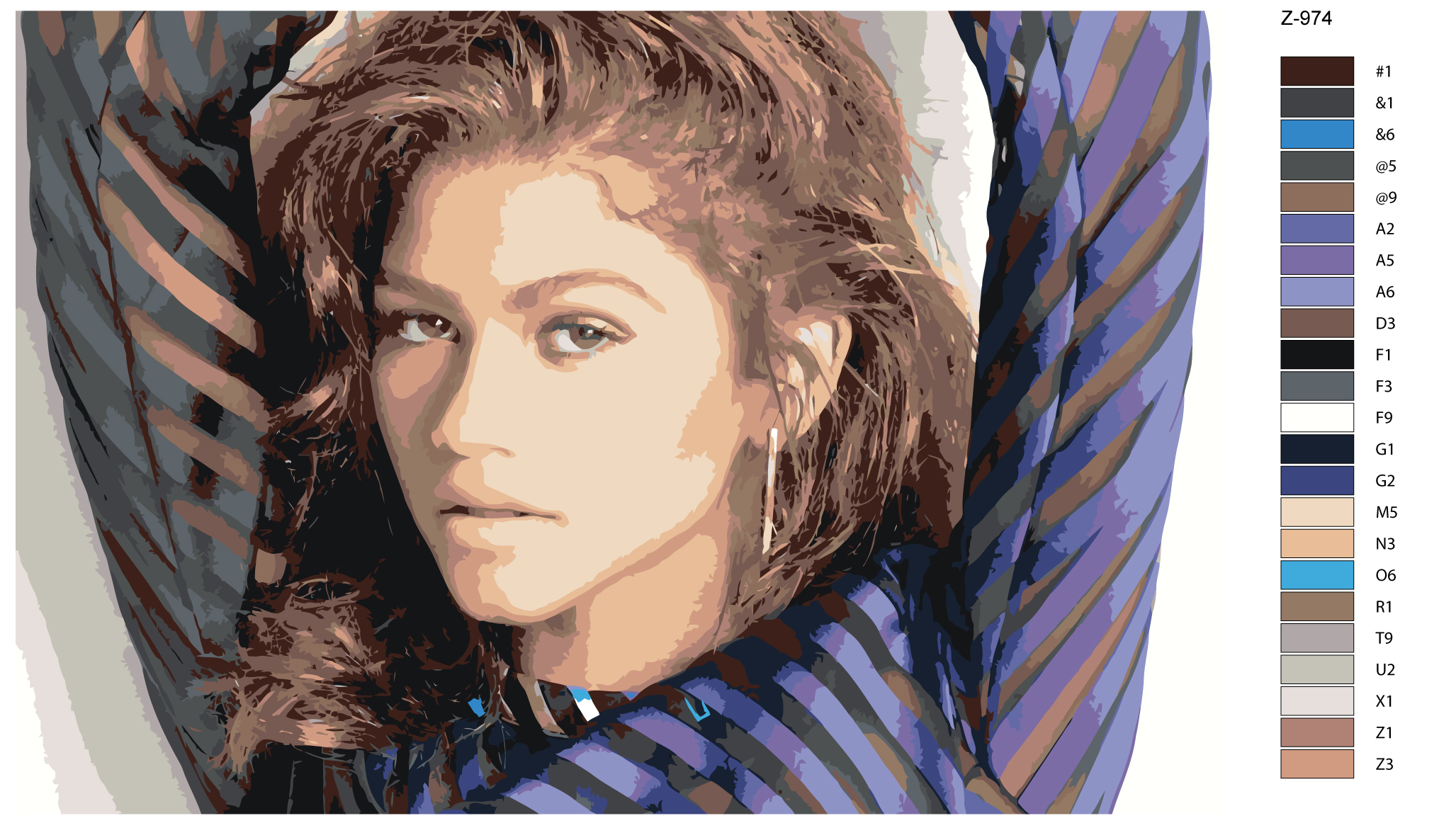

Картина по номерам BRUSHES-PAINTS Z-974, Зендея-Zendaya