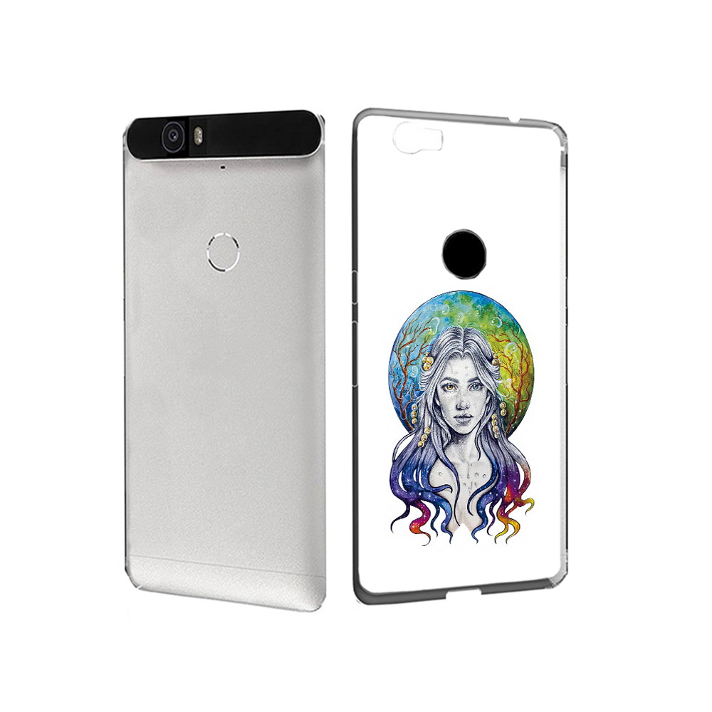 Чехол MyPads Tocco для Huawei Nexus 6P девушка с красивыми волосами (PT17717.24.313)