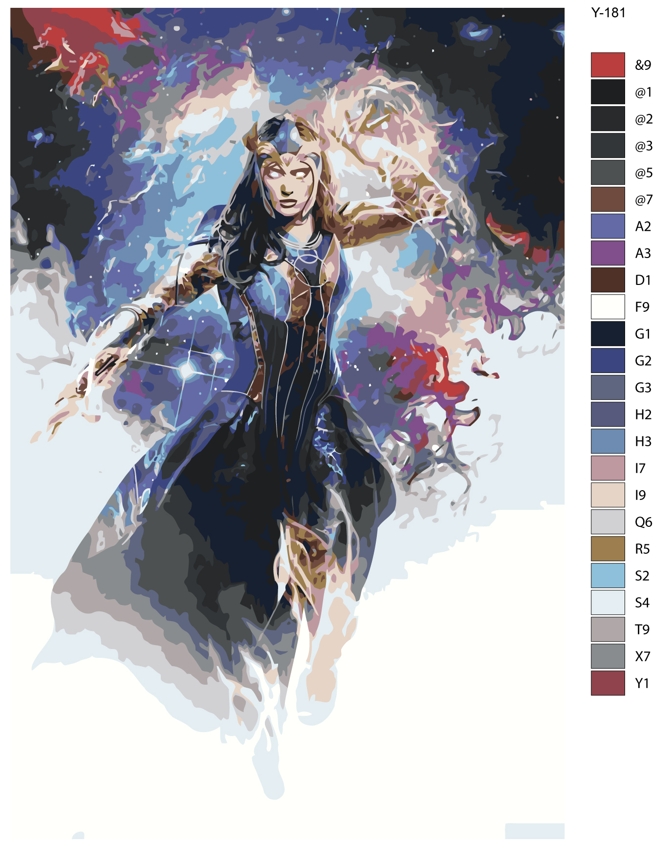 

Картина по номерам BRUSHES-PAINTS Y181, Сальма Хайек-Аджак. Вечные.