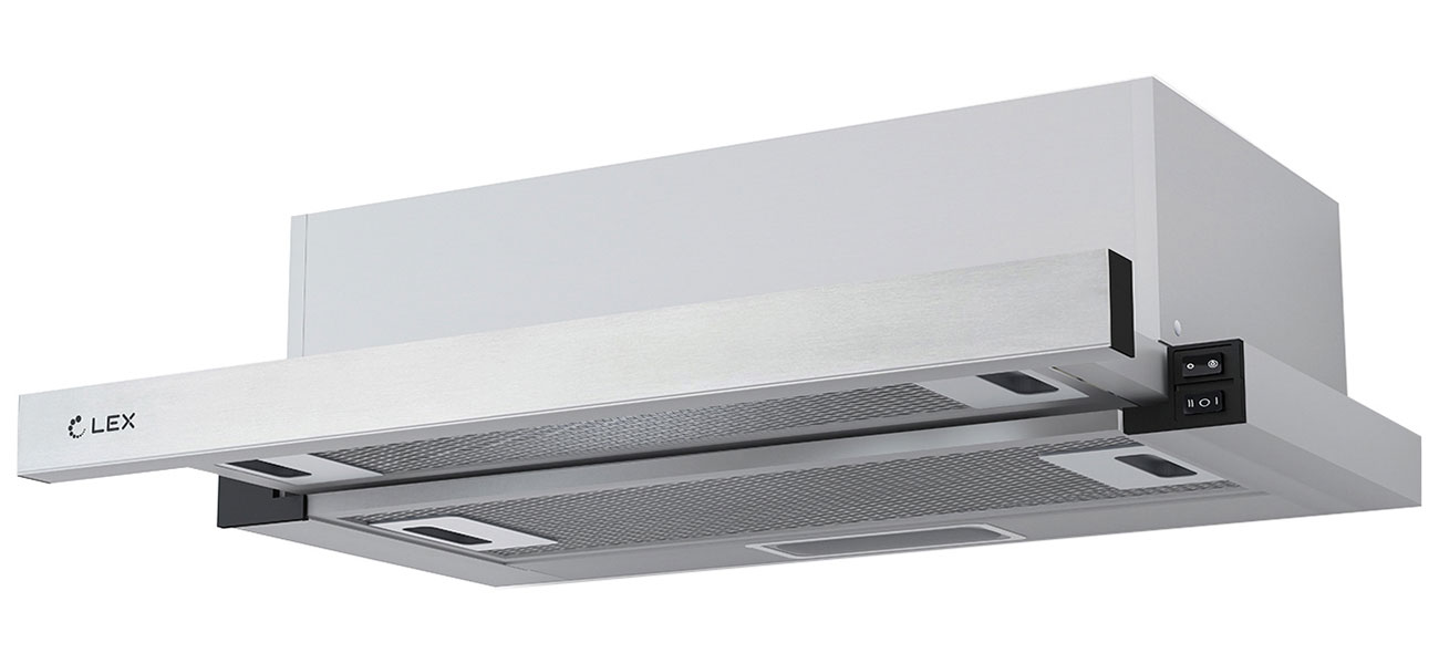 

Вытяжка встраиваемая Lex Hide 600 Inox серебристый, Hide 600 Inox