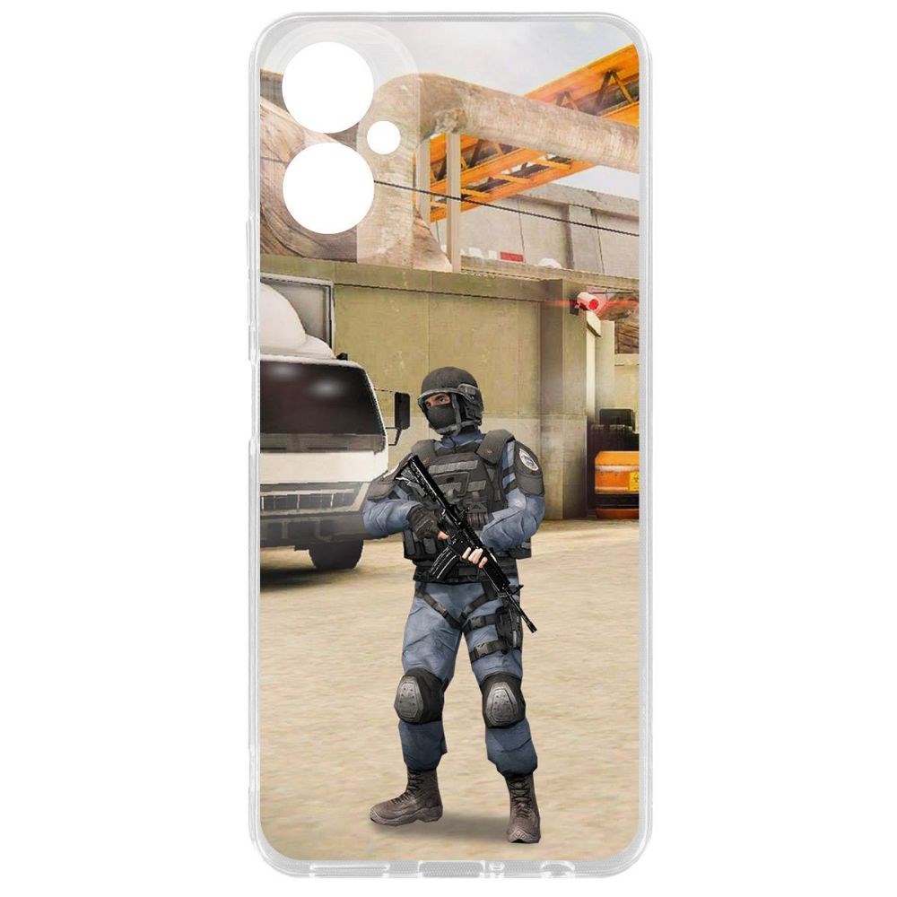 

Чехол-накладка Krutoff Standoff 2 - GIGN для Tecno Camon 19 Neo, Прозрачный