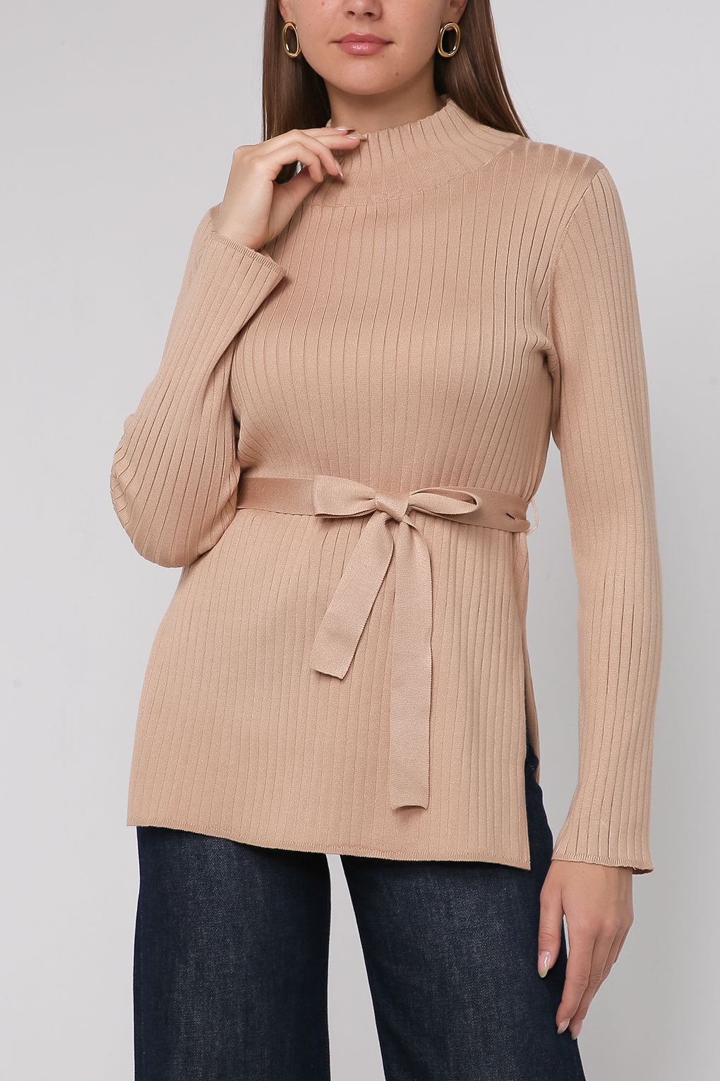 

Водолазка женская cut & pret 2108 ABBY бежевая XL, 2108 ABBY