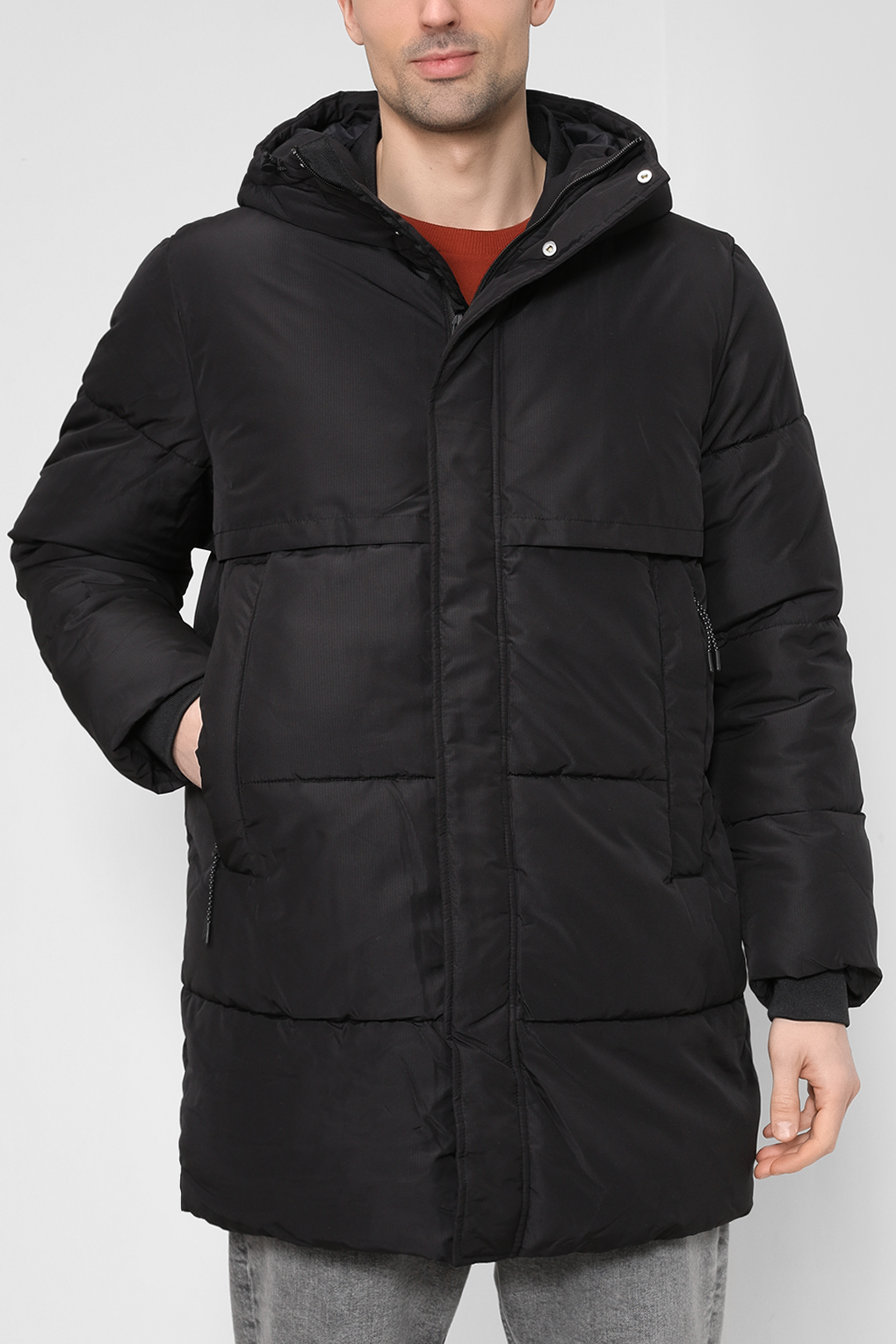 

Куртка мужская Esprit Casual 102EO2G305 черная 2XL, Черный, 102EO2G305