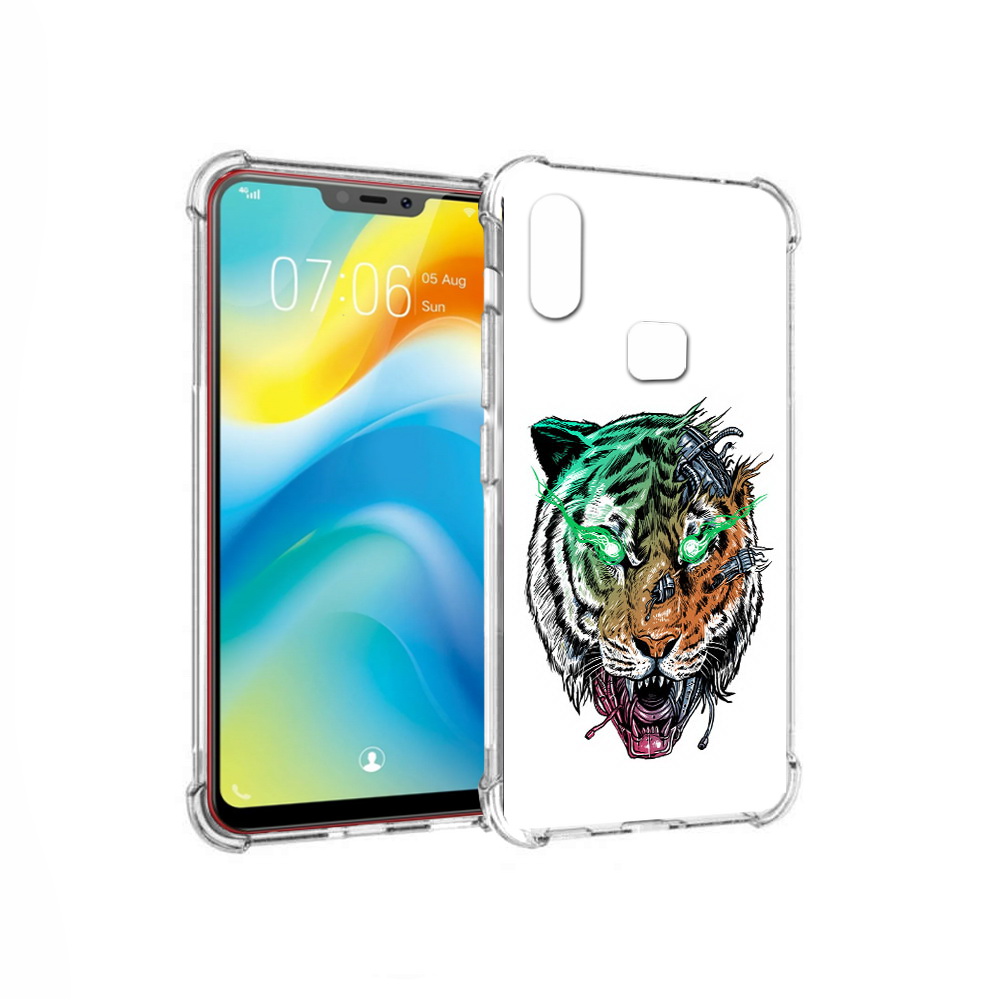 

Чехол MyPads Tocco для Vivo Y85 робо-тигр (PT108269.426.584), Прозрачный, Tocco