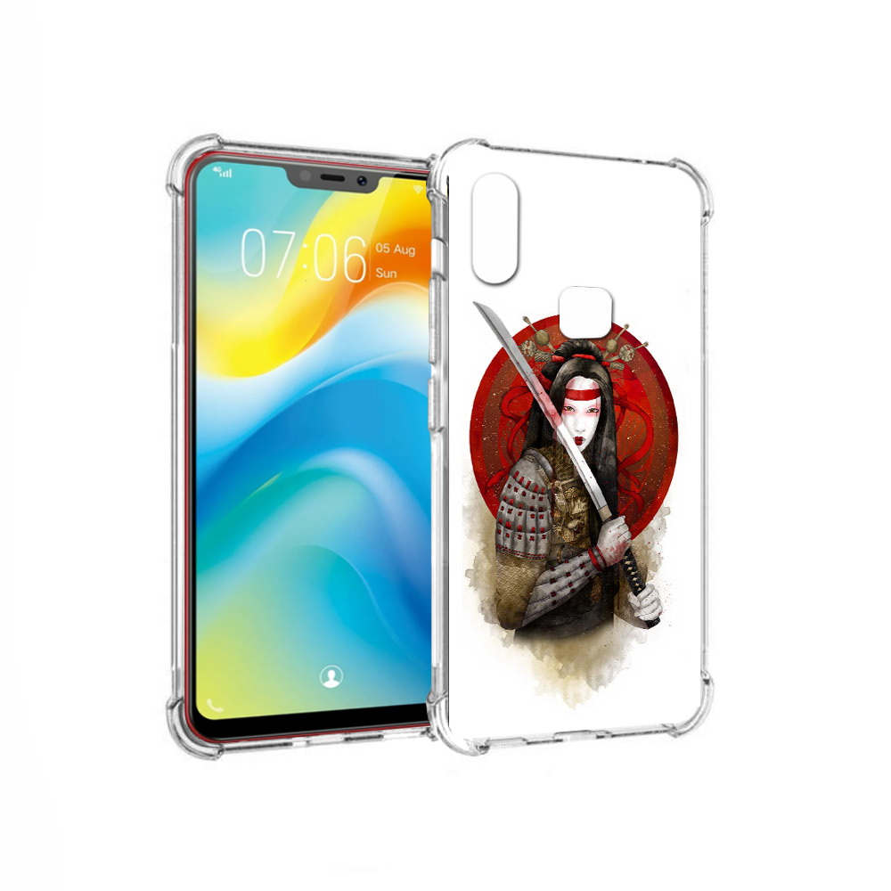 

Чехол MyPads Tocco для Vivo Y85 рисованная девушка с катаной (PT108269.426.580), Прозрачный, Tocco
