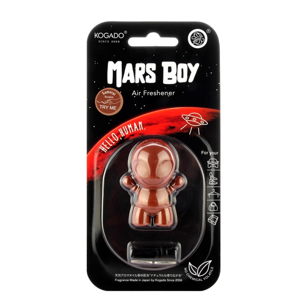 

Ароматизатор в машину KOGADO Mars boy Samurai, Красный, Mars Boy