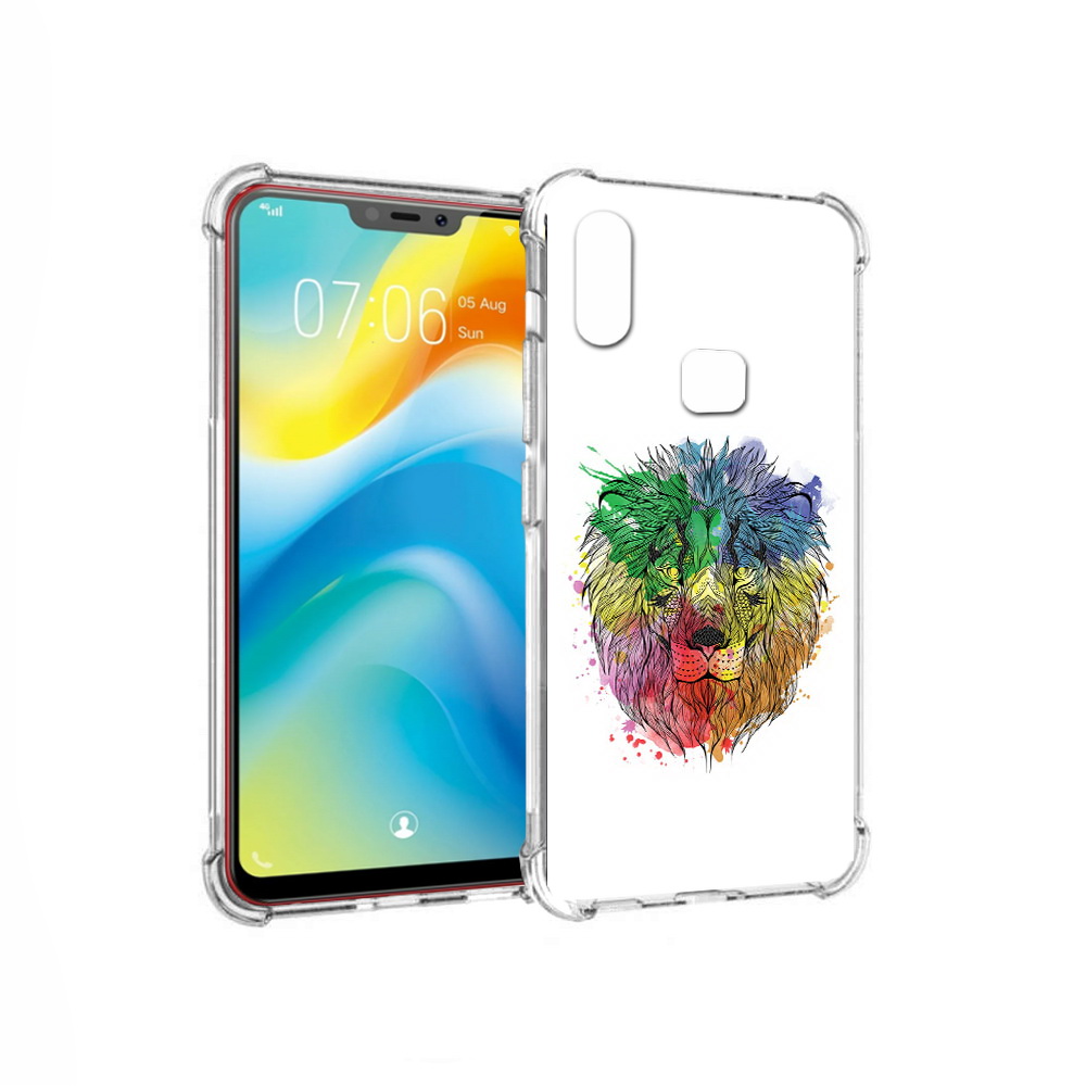 

Чехол MyPads Tocco для Vivo Y85 разноцветный гордый лев (PT108269.426.573), Прозрачный, Tocco