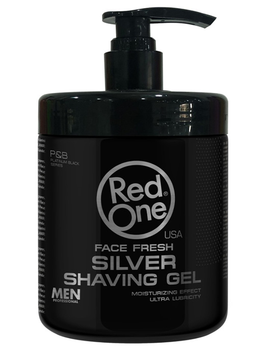 Купить Гель для бритья RedOne с дозатором Shaving Gel Face Fresh SILVER, 1000 мл, RedOne Professional