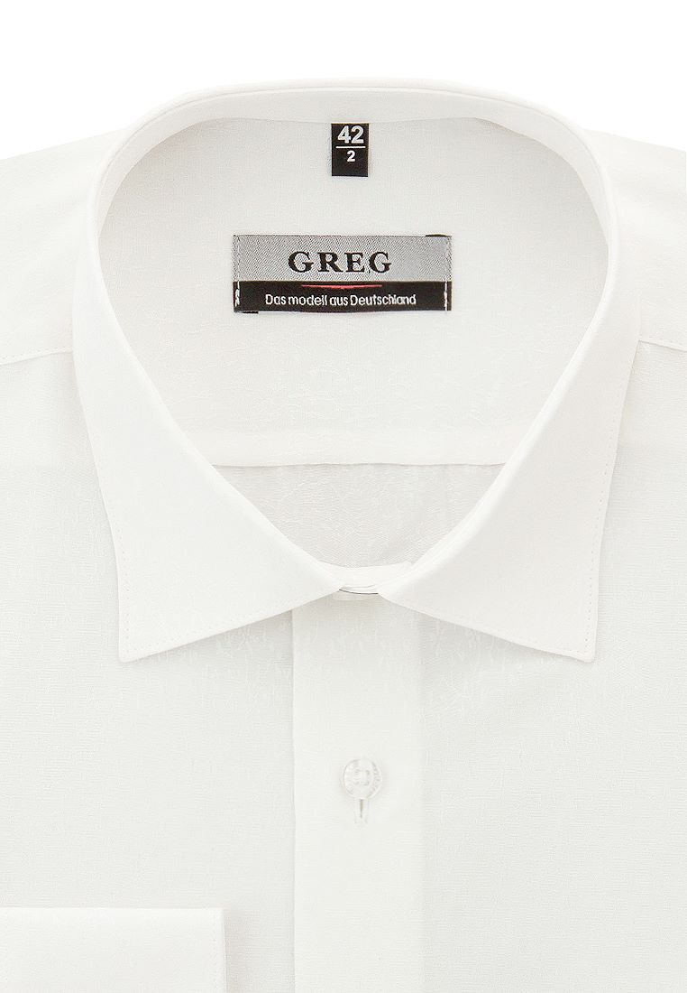

Рубашка мужская Greg 01-00001536 бежевая 41, Бежевый, 01-00001536