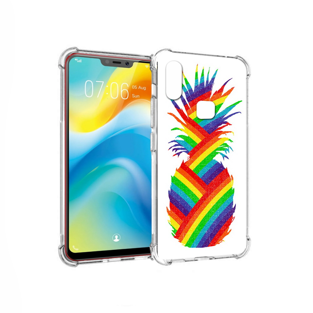

Чехол MyPads Tocco для Vivo Y85 радужный ананас (PT108269.426.566), Прозрачный, Tocco