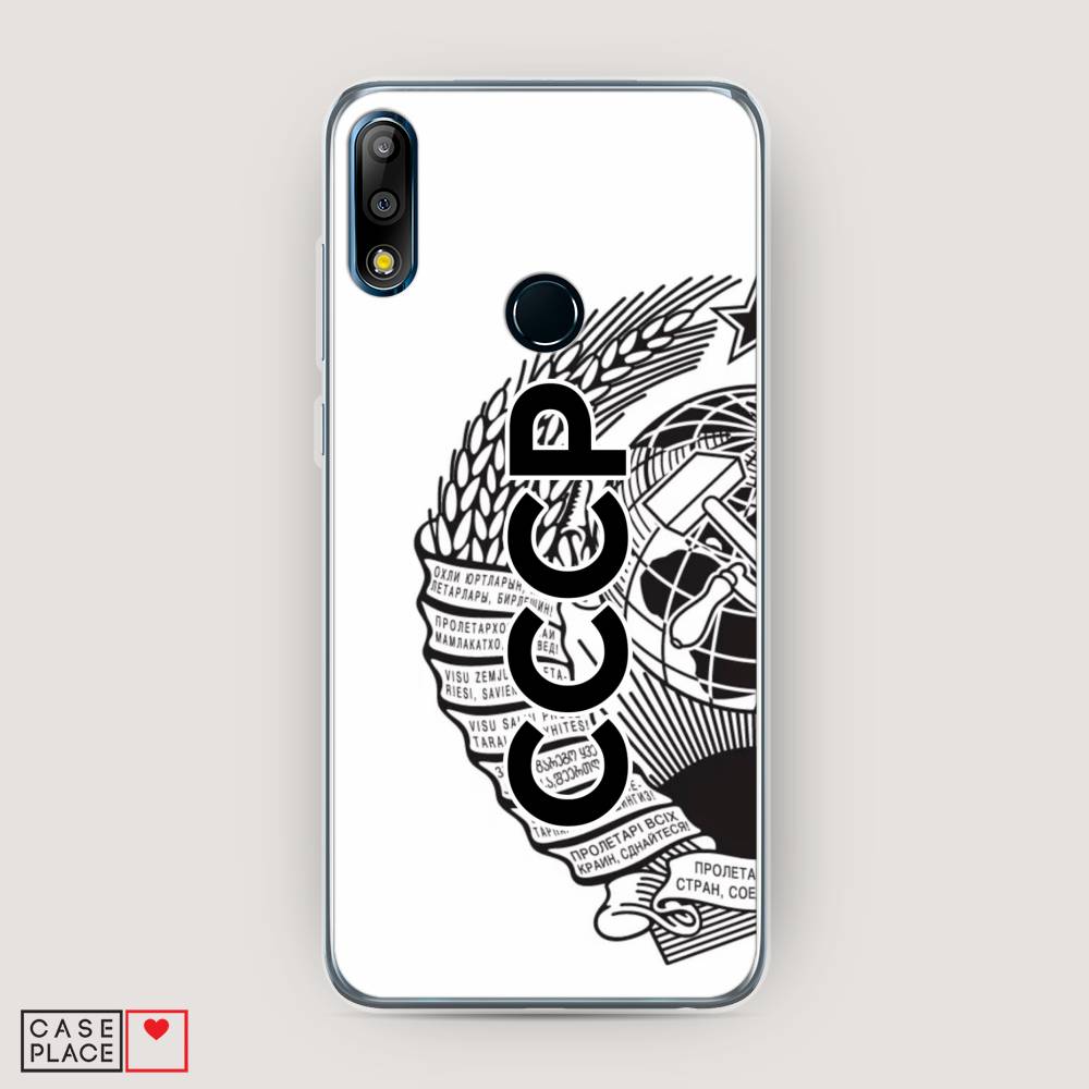 

Чехол Awog на Asus Zenfone Max Pro (M2) ZB631KL "Герб СССР", Черный;серый;белый, 43850-10