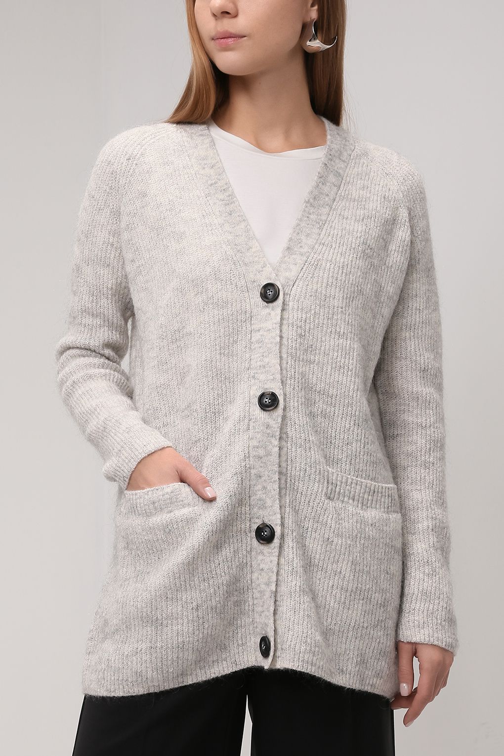 

Кардиган женский NOOM 2108 EVELINA серый M, 2108 EVELINA