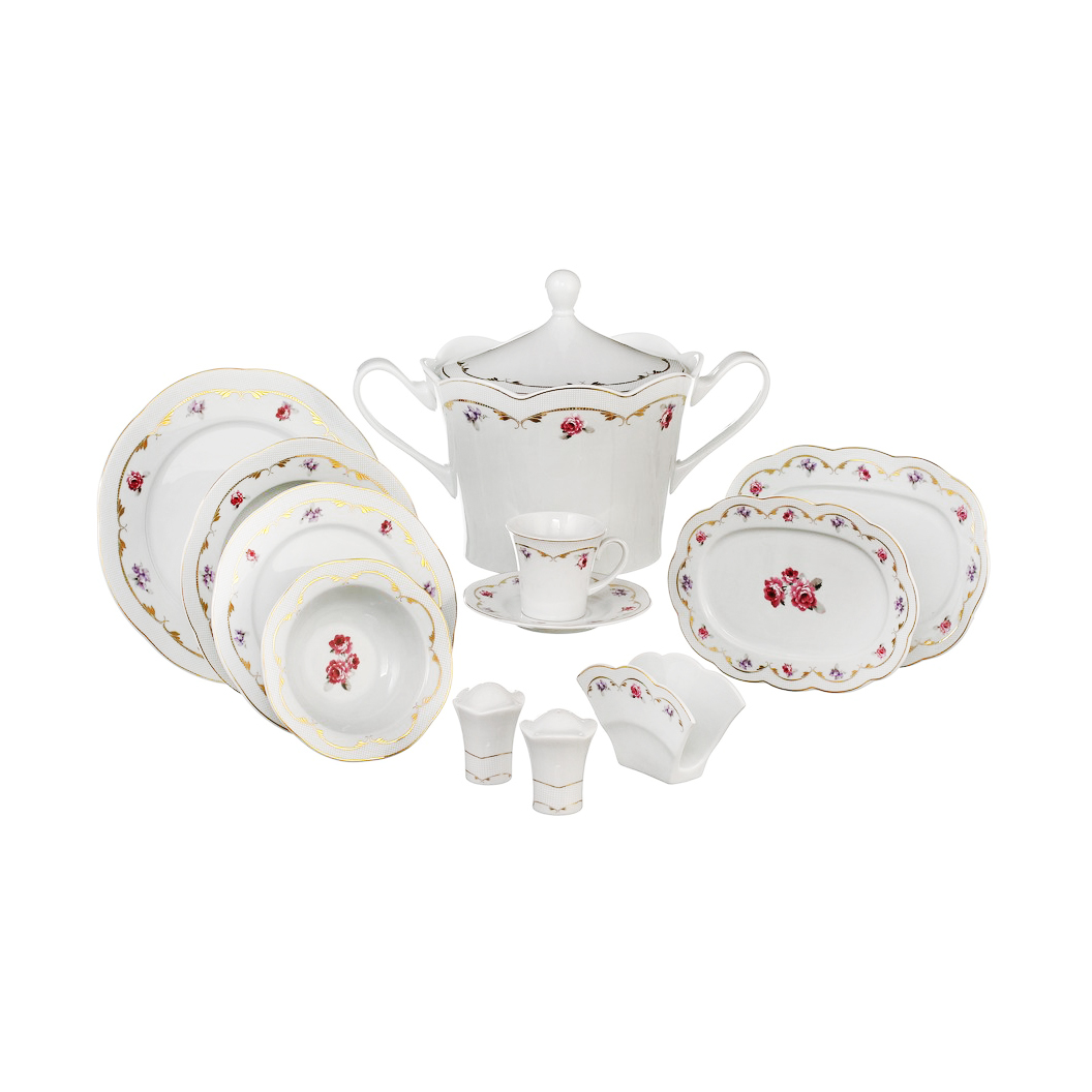Набор столово-чайный Kutahya Porselen Lindos (8576) 80 предметов