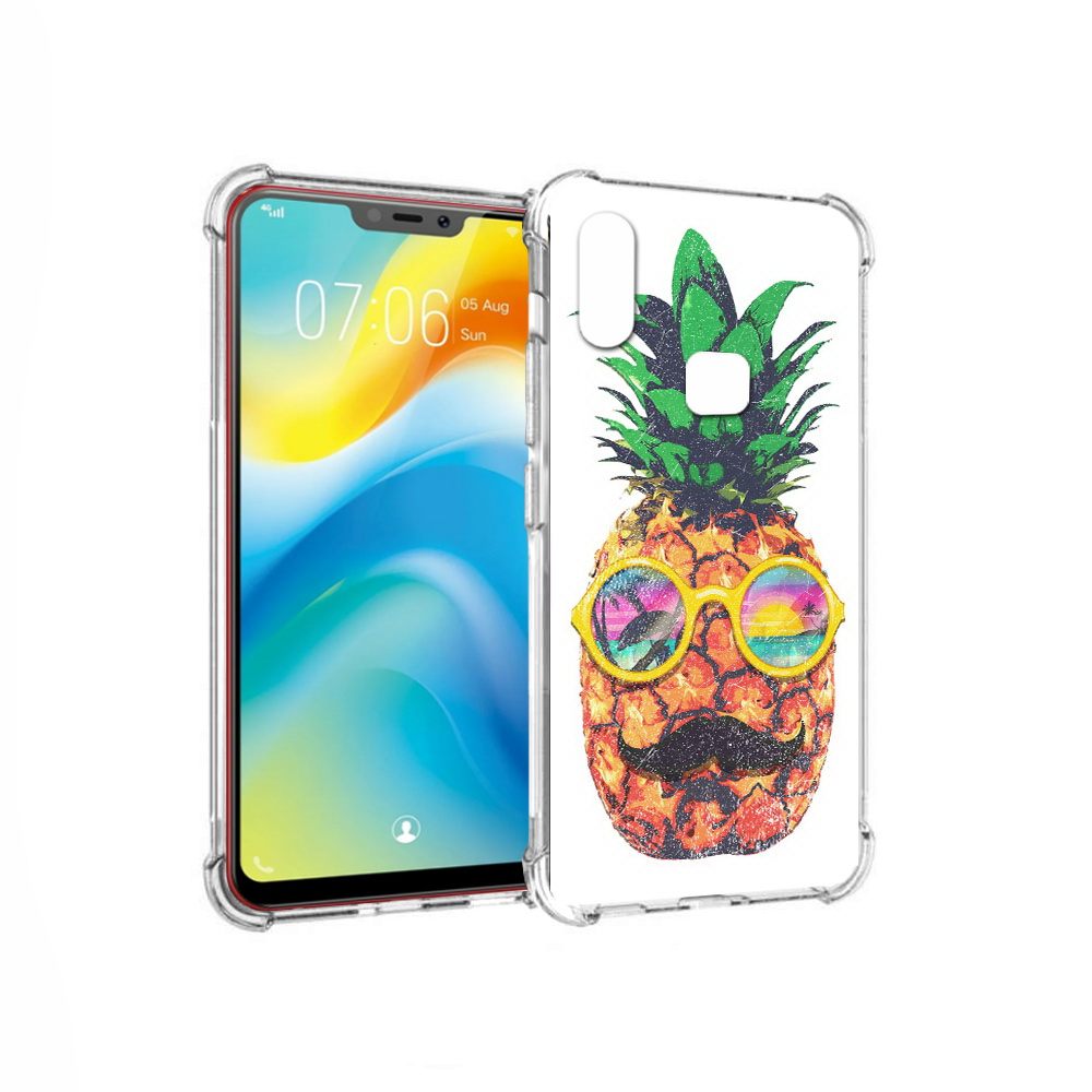 

Чехол MyPads Tocco для Vivo Y85 прикольный ананас с лицом (PT108269.426.556), Прозрачный, Tocco