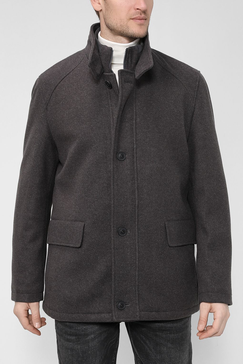 Пальто мужское Pierre Cardin C8 10030 0017 серое XL
