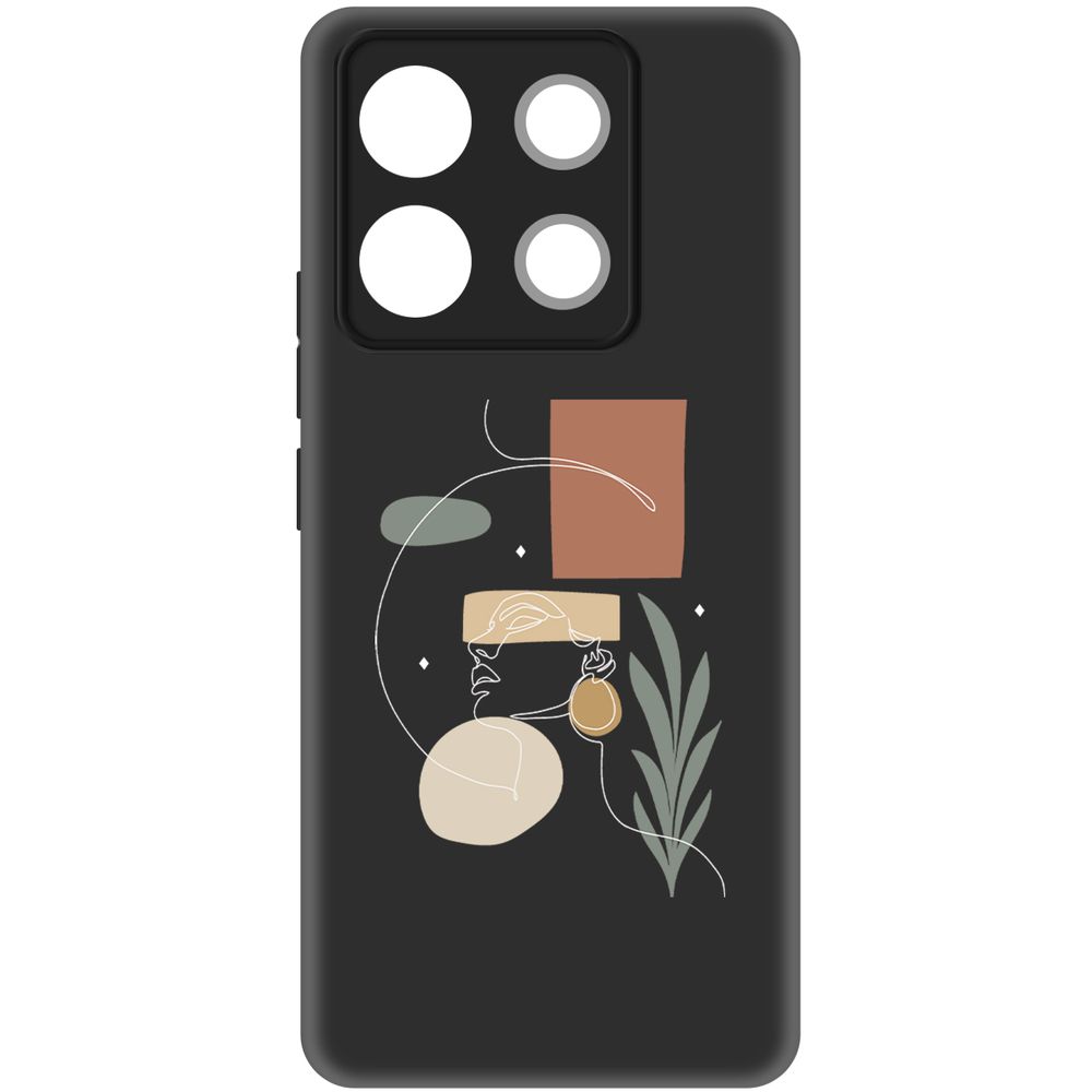 

Чехол-накладка Krutoff Soft Case Элегантность для Poco X6 черный