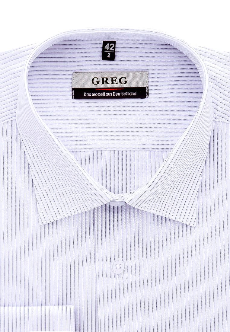 

Рубашка мужская Greg 01-00005774 фиолетовая 40, Фиолетовый, 01-00005774