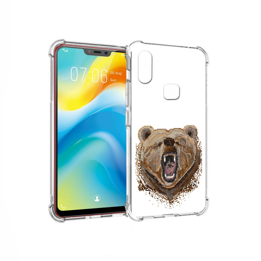 

Чехол MyPads Tocco для Vivo Y85 пиксельный медведь (PT108269.426.539), Прозрачный, Tocco