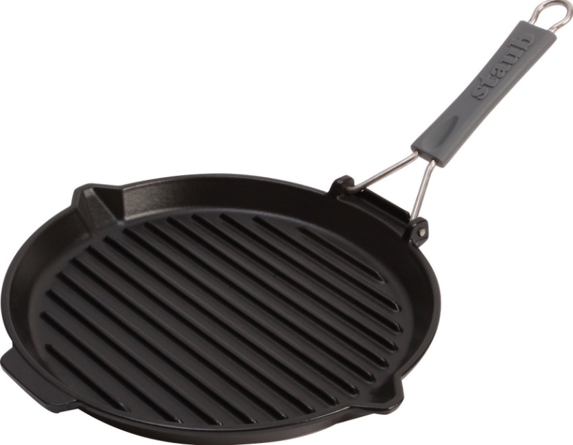 

Сковорода для гриля Staub patelnia 27cm 40509-426-0, Черный, 40509-426-0