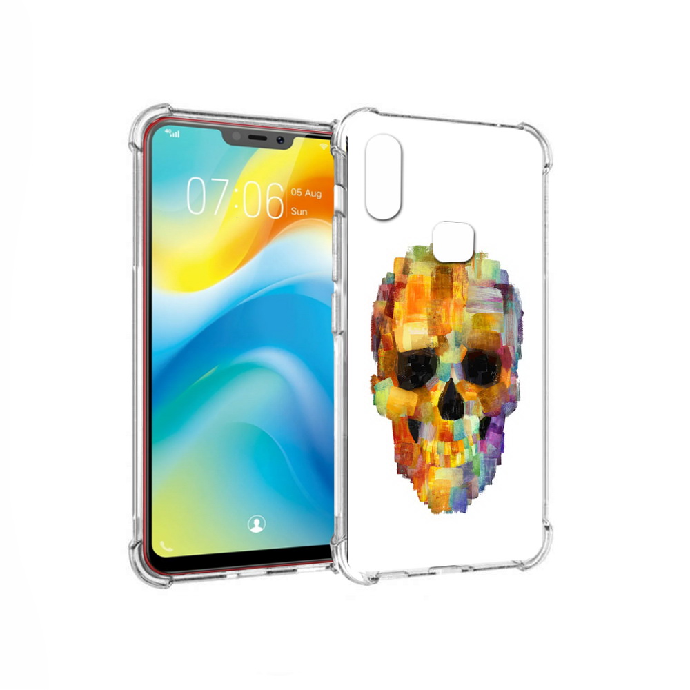 

Чехол MyPads Tocco для Vivo Y85 нарисованный череп (PT108269.426.516), Прозрачный, Tocco