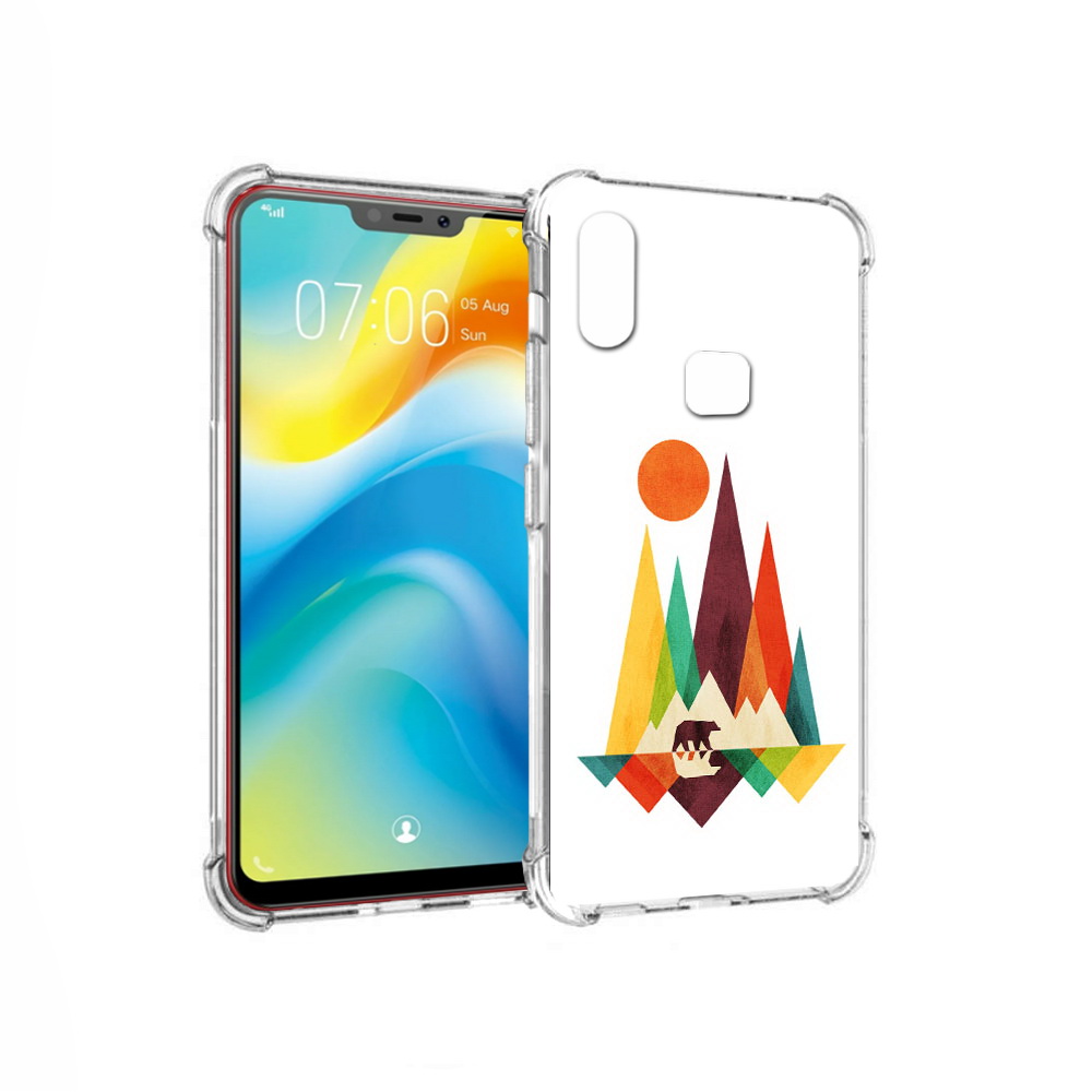 

Чехол MyPads Tocco для Vivo Y85 нарисованные горы с медведем (PT108269.426.506), Прозрачный, Tocco