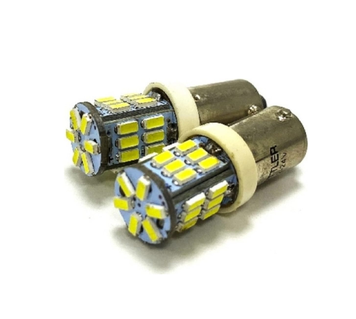 

ЛАМПА СВЕТОДИОДНАЯ 12 24 V BA9S-30 3014 SMD БЕЛАЯ ПОВТОРИТ.ПОДСВ ФАРЫ BA9S1224301430WHITE