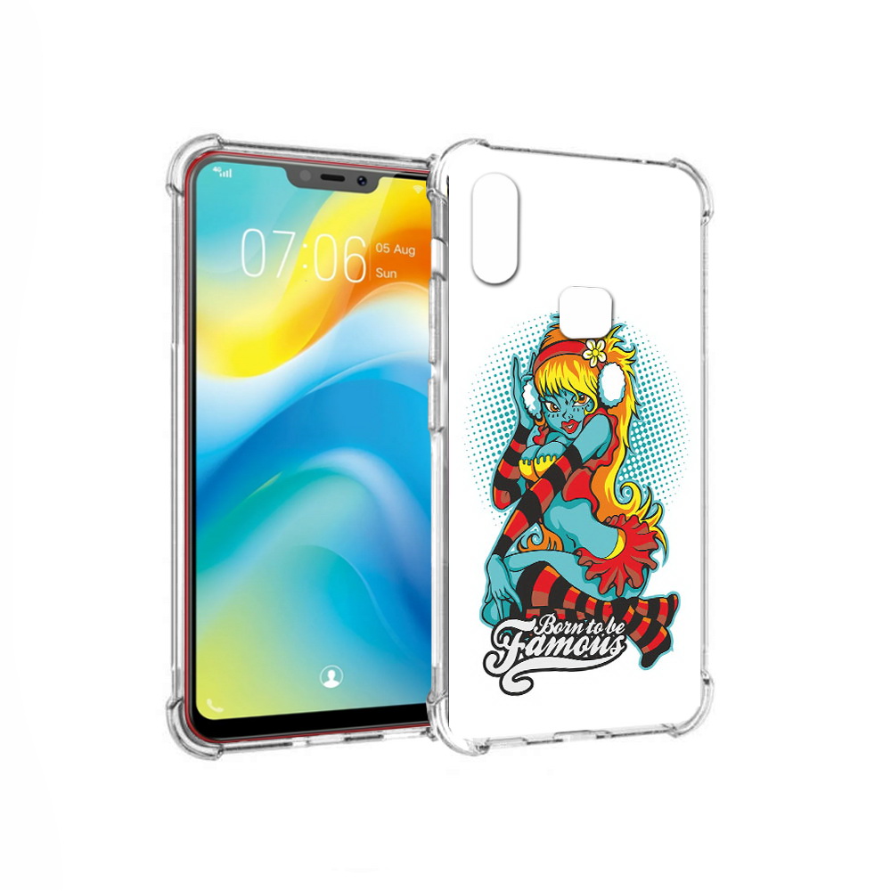 

Чехол MyPads Tocco для Vivo Y85 нарисованная девушка в наушниках (PT108269.426.498), Прозрачный, Tocco