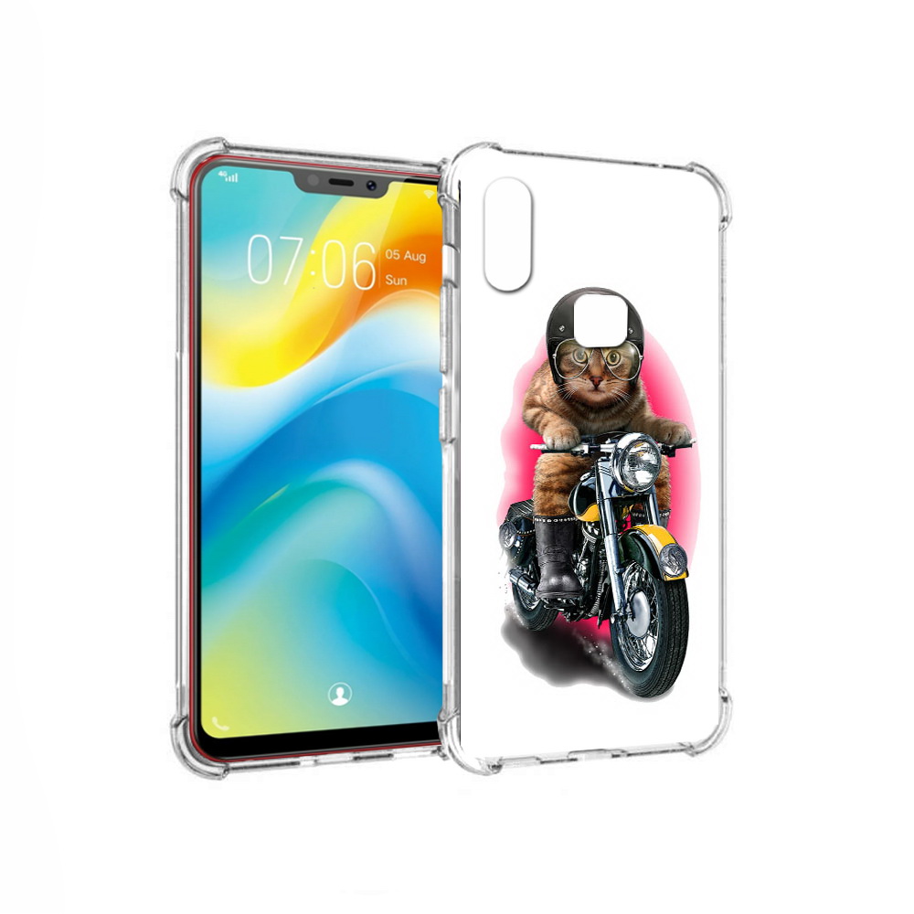 

Чехол MyPads Tocco для Vivo Y85 мото-кот (PT108269.426.485), Прозрачный, Tocco