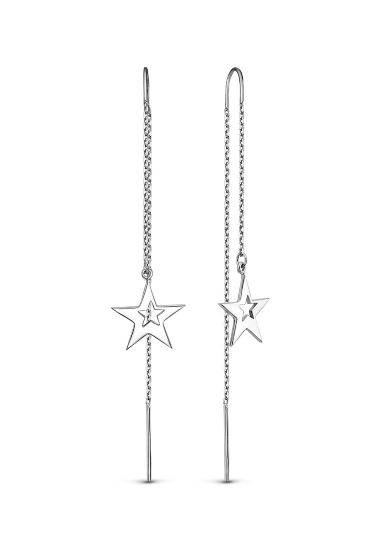 

Серьги продевки из серебра Kari Jewelry 3001025052, 3001025052