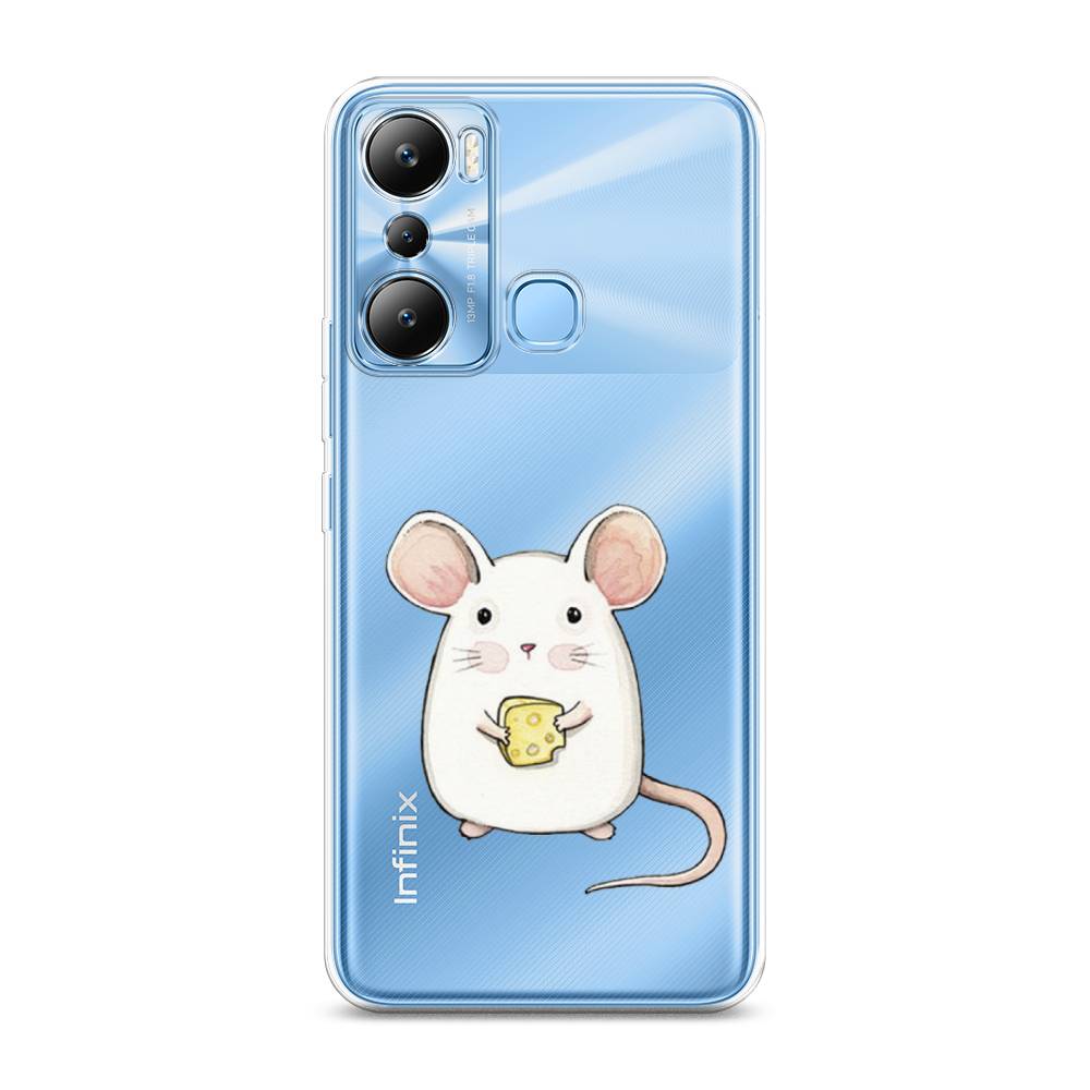 

Чехол Awog на Infinix HOT 20i "Мышка", Белый, 3102950-1