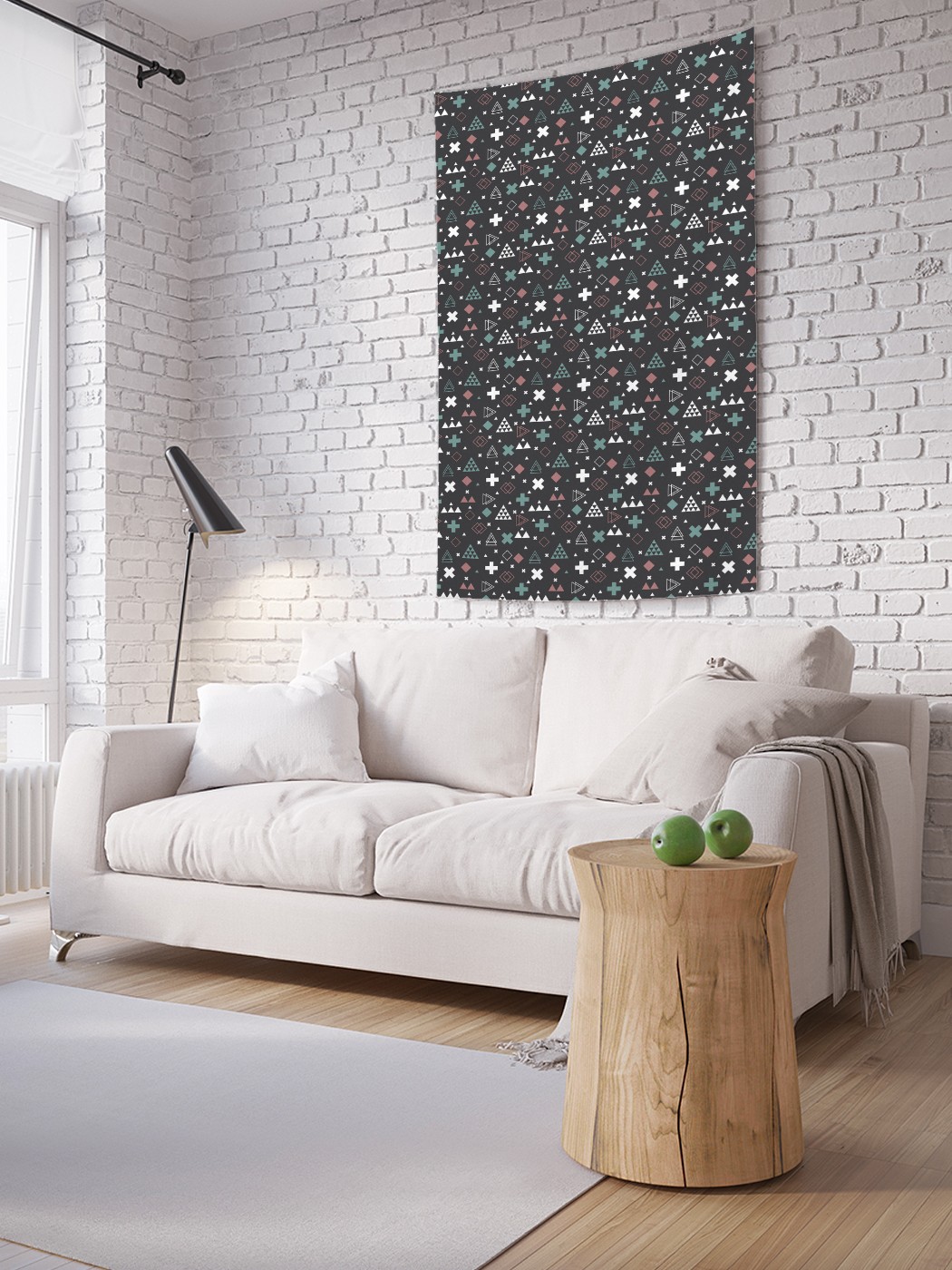 

Вертикальное фотопанно на стену JoyArty Геометрия фигур 150x200 см, Геометрия фигур