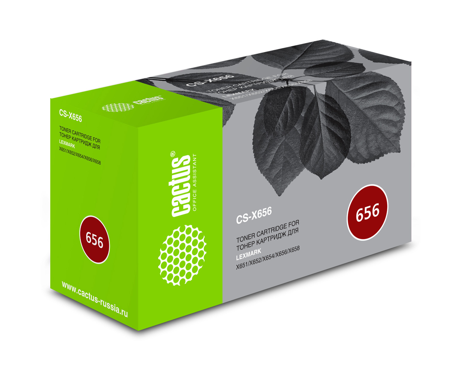 

Картридж Cactus CS-X656 X651H21E, совместимый, CS-X656