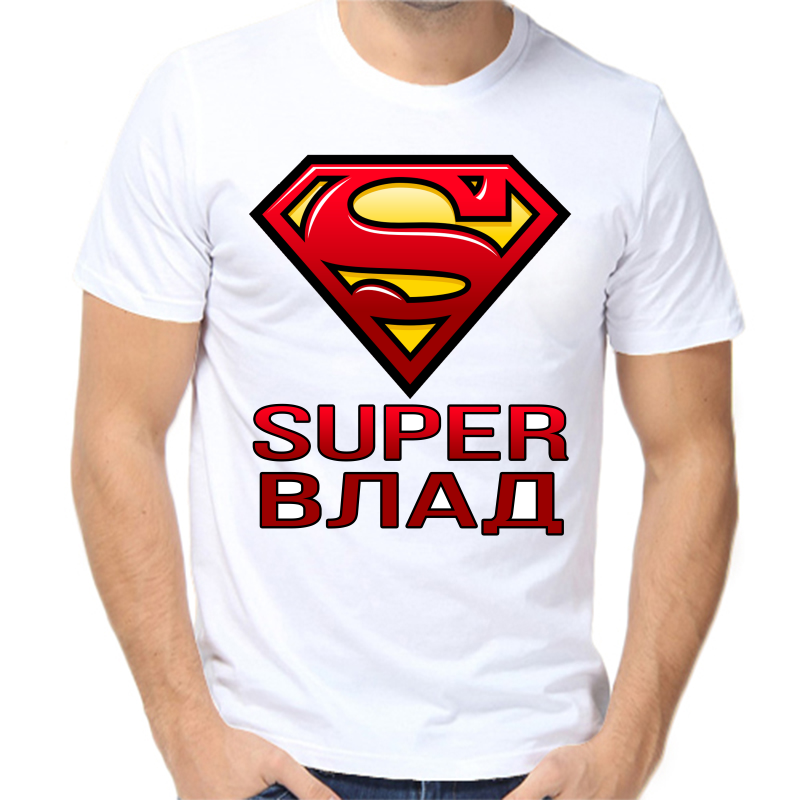 

Футболка мужская белая 66 р-р super Влад, Белый, fm_super_vlad