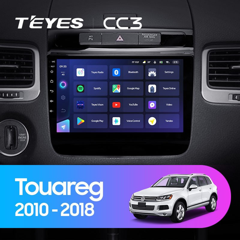Штатная магнитола Teyes CC3L 464 Volkswagen Touareg FL NF 2010-2018 Тип A 3080000₽