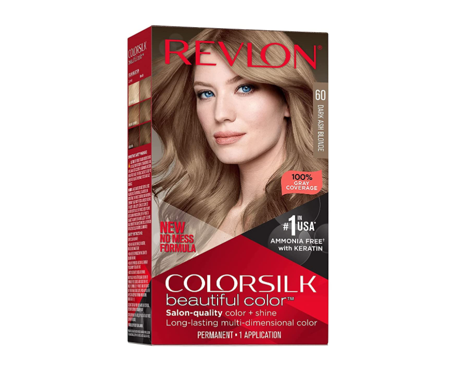 фото Краска для волос revlon colorsilk #60 dark ash blonde (темно-пепельный блонд) 130 мл