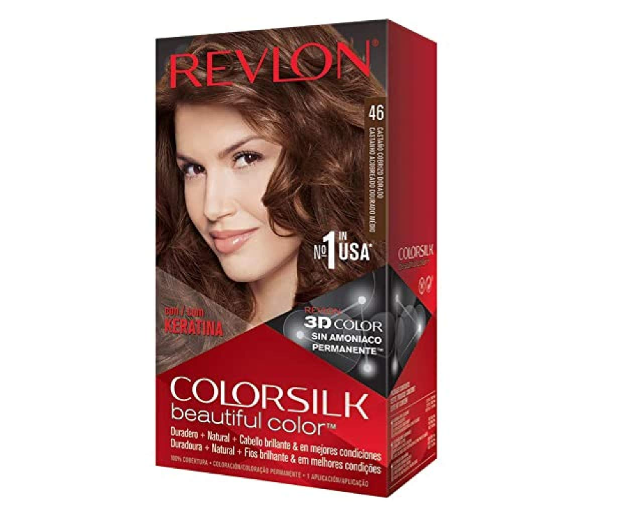 фото Краска для волос revlon colorsilk #46 золотисто-каштановый 130 мл