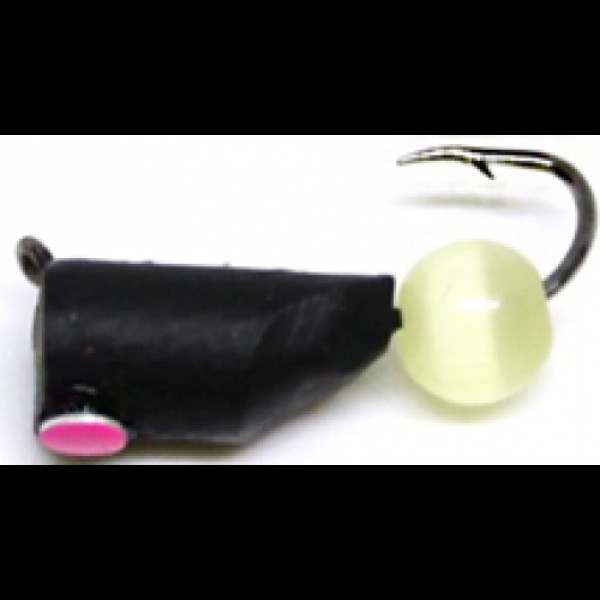 

Мормышка Ulov 37 столбик черн. с жемчуж. бусиной 0,8 гр. 3 мм. арт. 43,1, 00-00025777