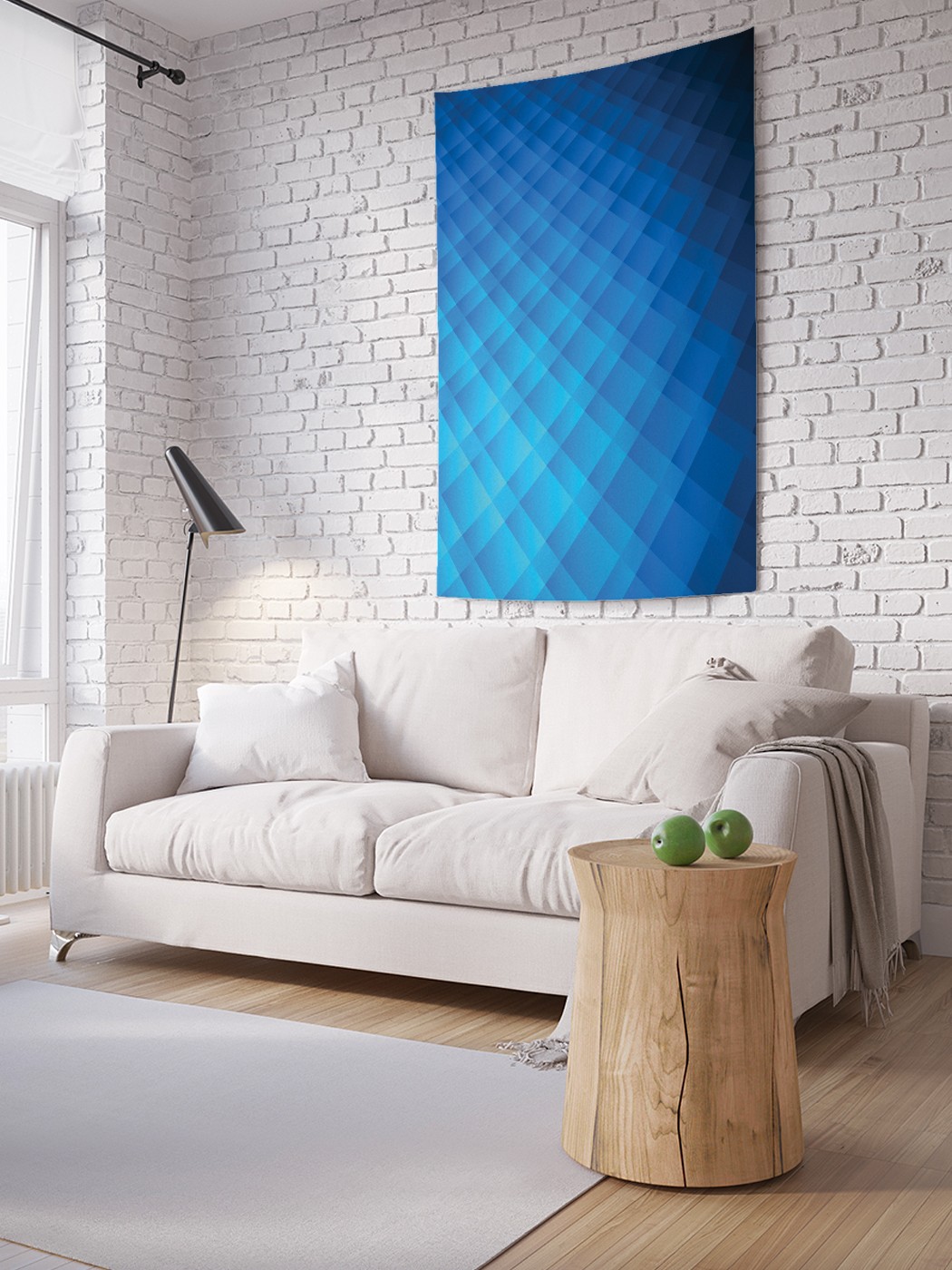 

Вертикальное фотопанно на стену JoyArty Изгиб сетки 150x200 см, Изгиб сетки