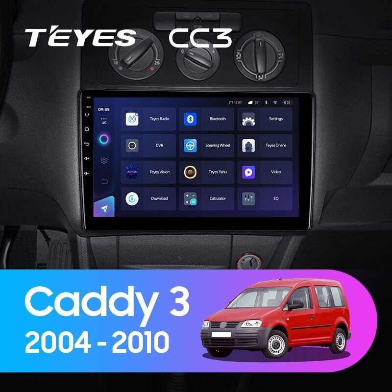 Штатная магнитола Teyes CC3L 4/64 Volkswagen Caddy 2K (2004-2010)