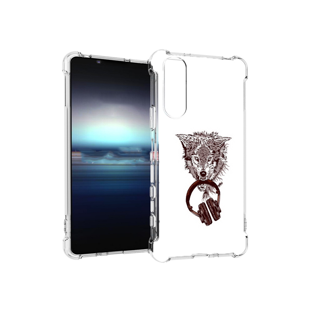 

Чехол MyPads Tocco для Sony Xperia 5 дикий волк (PT154834.228.325), Прозрачный, Tocco